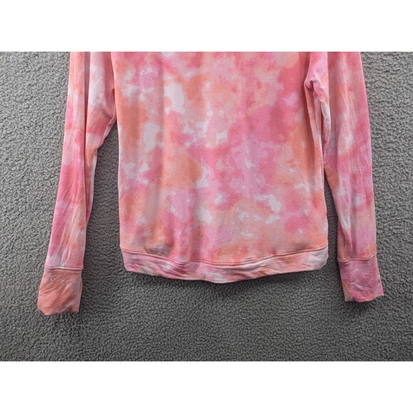 Athleta Mindset Positive Latitude Pink Tie Dye Sweatshirt Women's Small - Picture 8 of 9